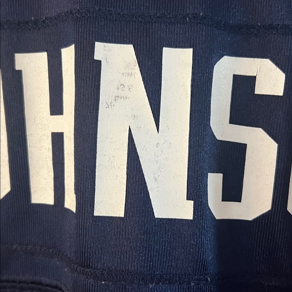 Reebok NFL Equipment Jersey - Navy and Gray - Bethel Johnson - Picture 8 of 9